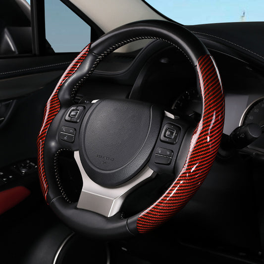 GripGuard - Carbon Fiber Steering Wheel Cover