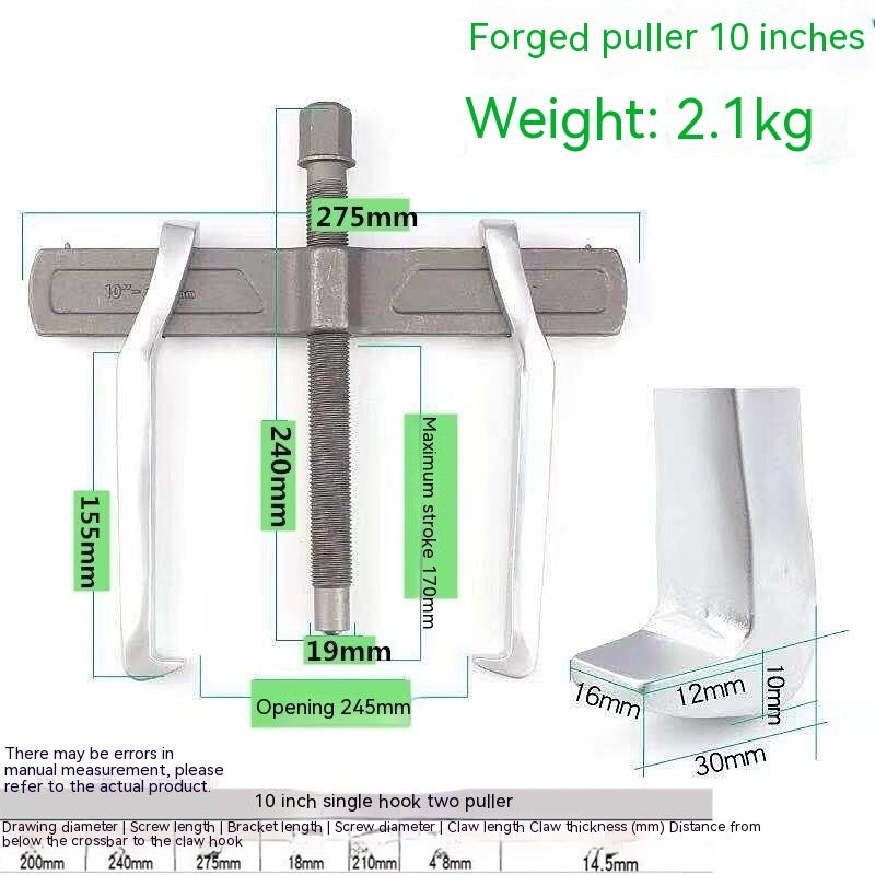 GripMaster - Forged Two-Jaw Bearing Puller